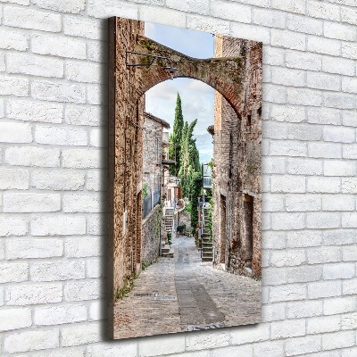 Quadro foto su tela verticale Strade italiane
