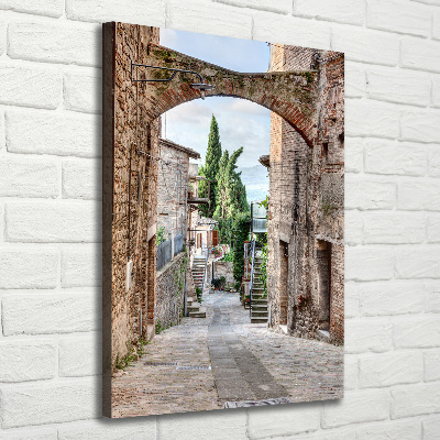 Quadro foto su tela verticale Strade italiane