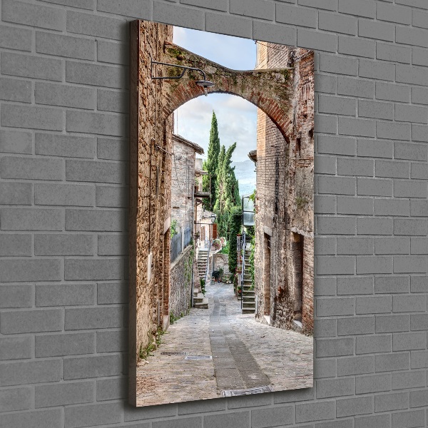 Quadro foto su tela verticale Strade italiane
