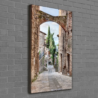 Quadro foto su tela verticale Strade italiane