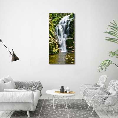 Quadro su tela canvas verticale Cascata