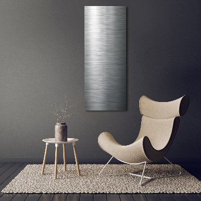 Quadro su tela canvas verticale Sfondo metallico