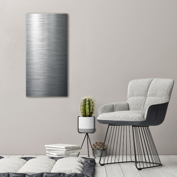 Quadro su tela canvas verticale Sfondo metallico