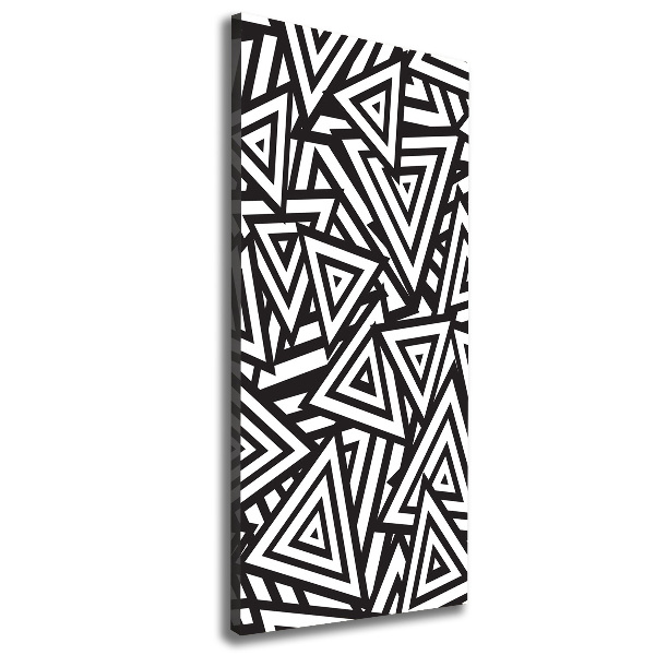 Quadro su tela canvas verticale Sfondo triangolare