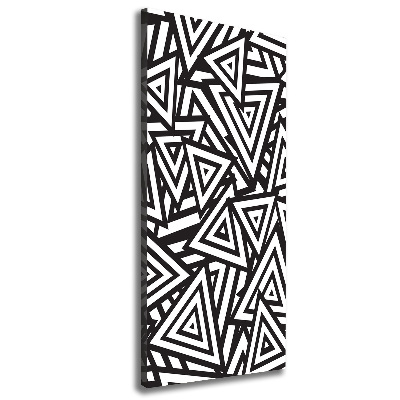 Quadro su tela canvas verticale Sfondo triangolare