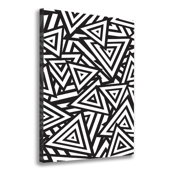 Quadro su tela canvas verticale Sfondo triangolare