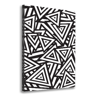 Quadro su tela canvas verticale Sfondo triangolare