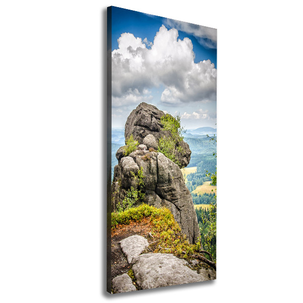 Stampa quadro su tela verticale Szczeliniec Wielki