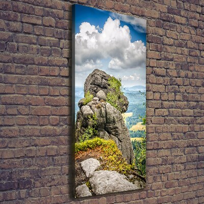 Stampa quadro su tela verticale Szczeliniec Wielki