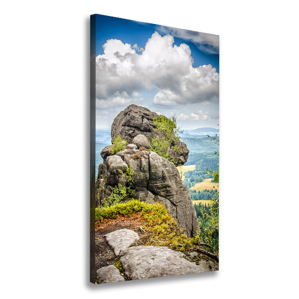 Stampa quadro su tela verticale Szczeliniec Wielki