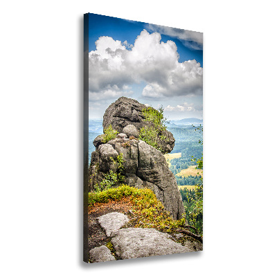 Stampa quadro su tela verticale Szczeliniec Wielki