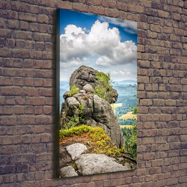 Stampa quadro su tela verticale Szczeliniec Wielki