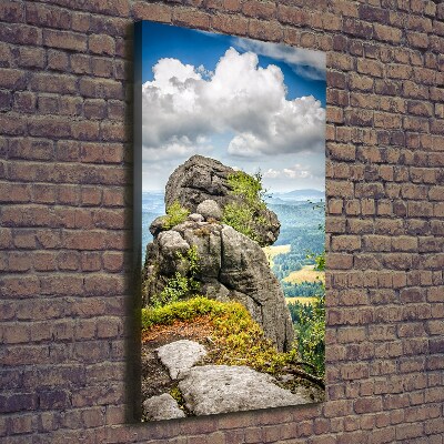 Stampa quadro su tela verticale Szczeliniec Wielki