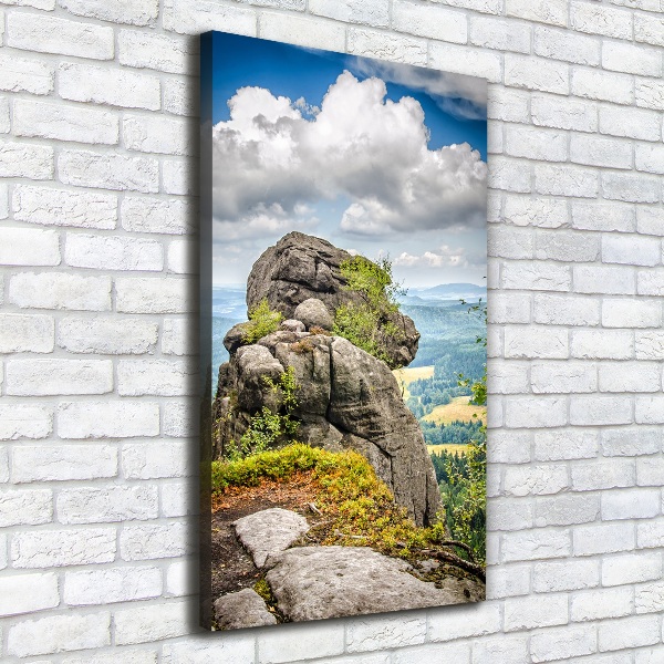 Stampa quadro su tela verticale Szczeliniec Wielki