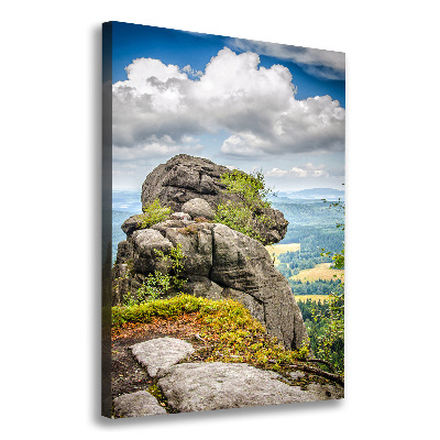 Stampa quadro su tela verticale Szczeliniec Wielki