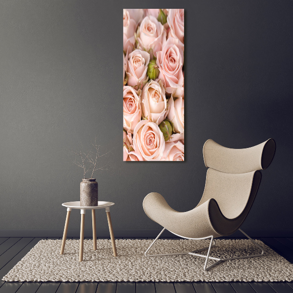Quadro foto su tela verticale Bouquet di rose