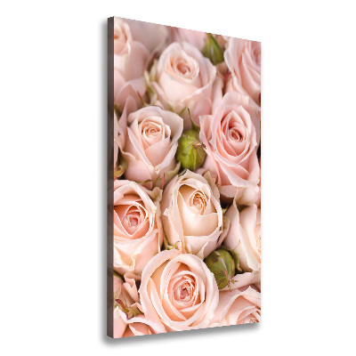 Quadro foto su tela verticale Bouquet di rose