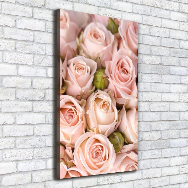 Quadro foto su tela verticale Bouquet di rose