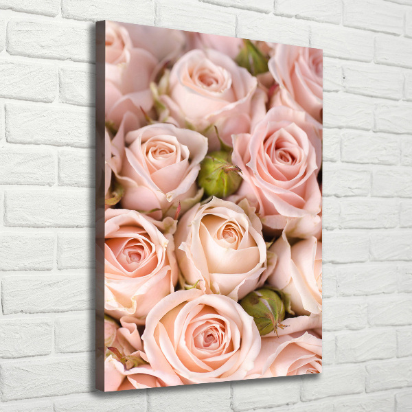 Quadro foto su tela verticale Bouquet di rose