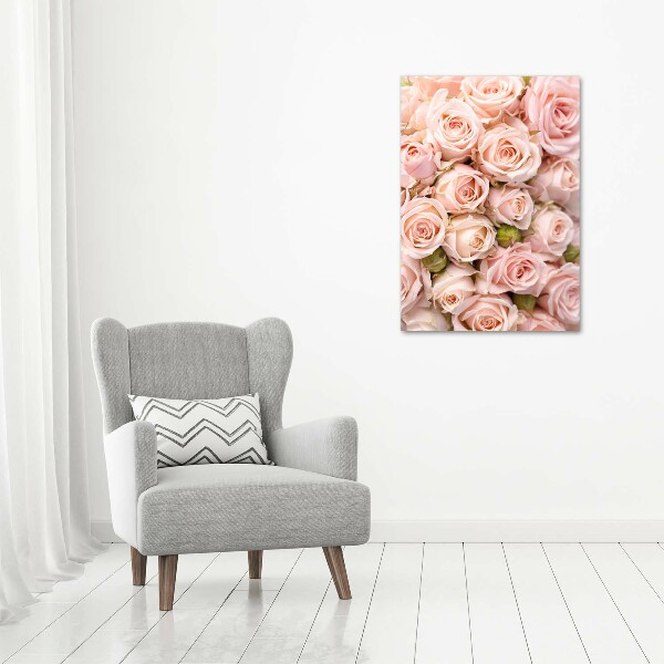 Quadro foto su tela verticale Bouquet di rose