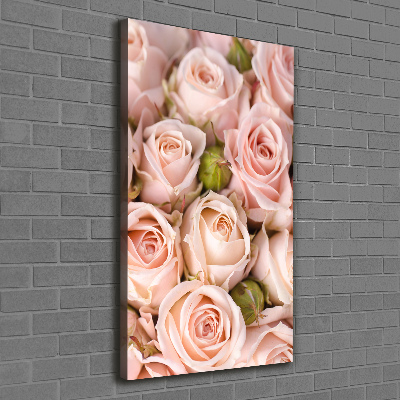 Quadro foto su tela verticale Bouquet di rose