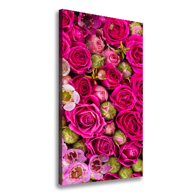Quadro su tela canvas verticale Un mazzo di fiori