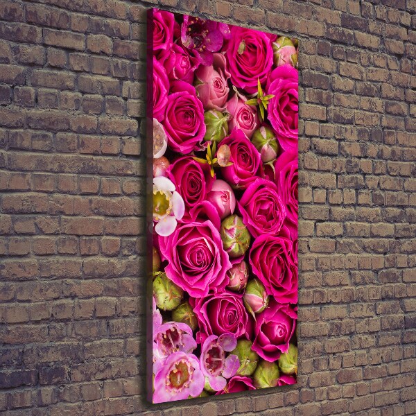 Quadro su tela canvas verticale Un mazzo di fiori