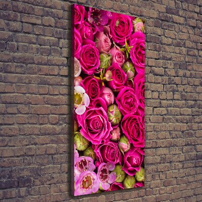 Quadro su tela canvas verticale Un mazzo di fiori