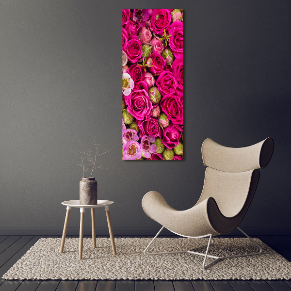 Quadro su tela canvas verticale Un mazzo di fiori