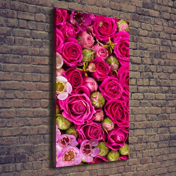 Quadro su tela canvas verticale Un mazzo di fiori