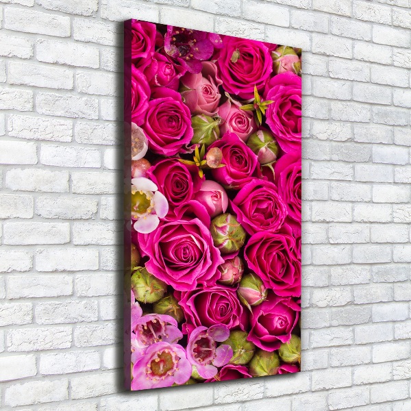 Quadro su tela canvas verticale Un mazzo di fiori