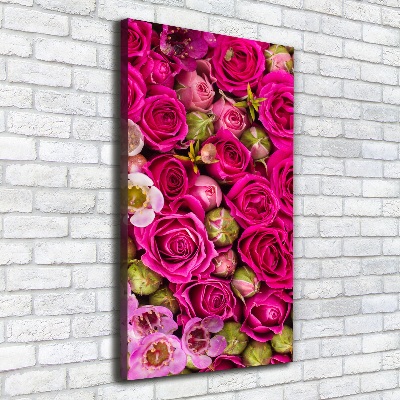 Quadro su tela canvas verticale Un mazzo di fiori