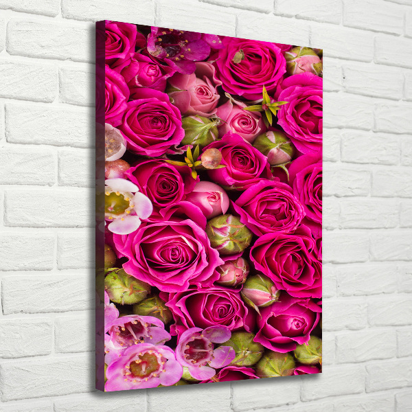 Quadro su tela canvas verticale Un mazzo di fiori