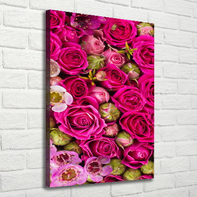 Quadro su tela canvas verticale Un mazzo di fiori