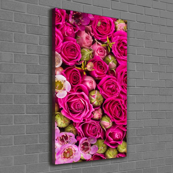 Quadro su tela canvas verticale Un mazzo di fiori