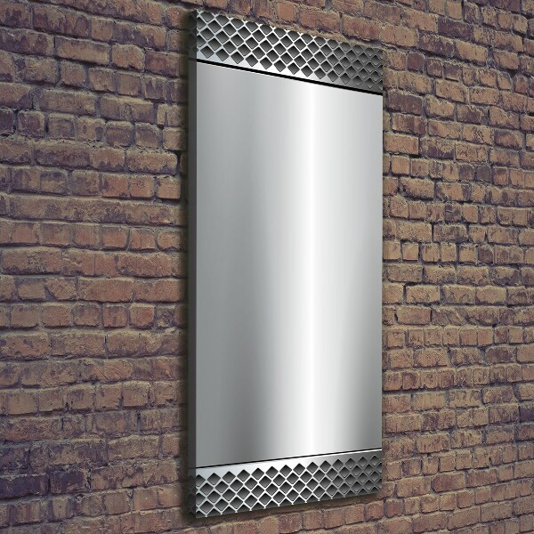 Stampa quadro su tela verticale Sfondo metallico