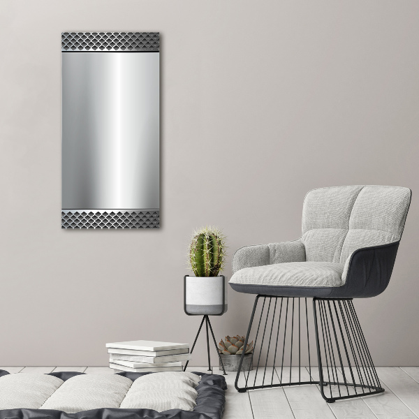 Stampa quadro su tela verticale Sfondo metallico