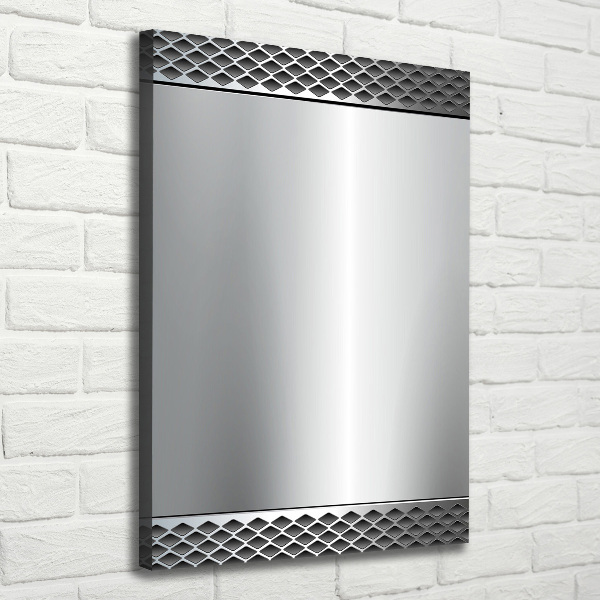 Stampa quadro su tela verticale Sfondo metallico