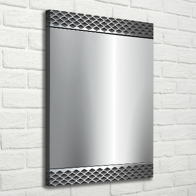 Stampa quadro su tela verticale Sfondo metallico