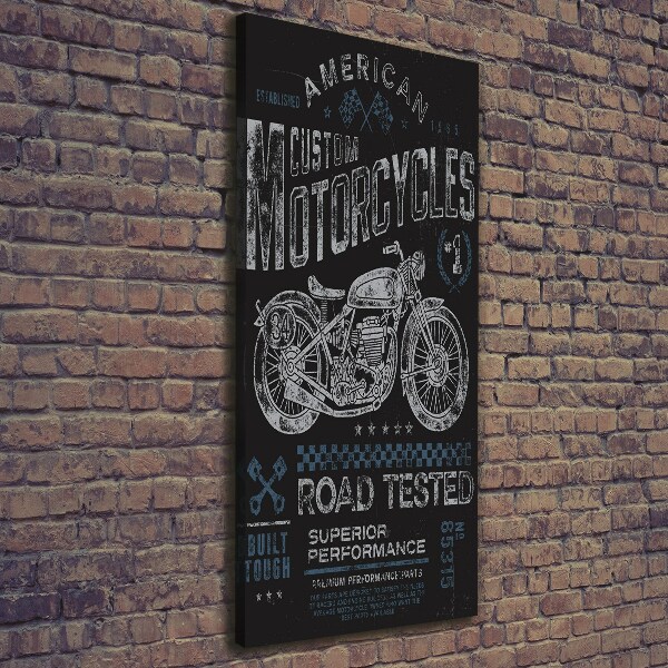 Quadro su tela canvas verticale Automobilistico