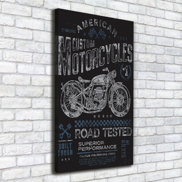 Quadro su tela canvas verticale Automobilistico