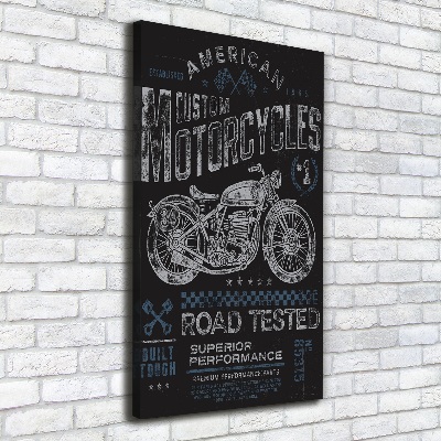 Quadro su tela canvas verticale Automobilistico