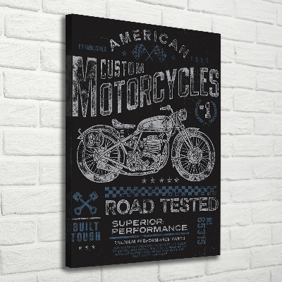 Quadro su tela canvas verticale Automobilistico