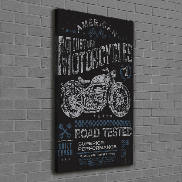 Quadro su tela canvas verticale Automobilistico