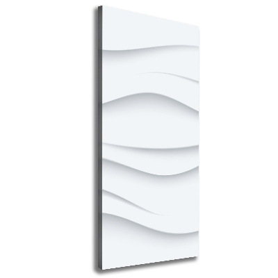 Quadro foto su tela verticale Onde astratte