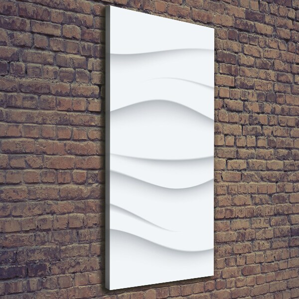 Quadro foto su tela verticale Onde astratte