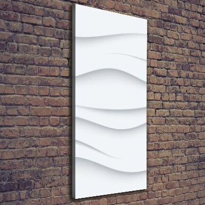 Quadro foto su tela verticale Onde astratte
