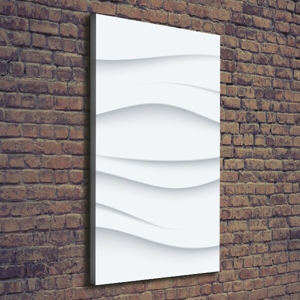 Quadro foto su tela verticale Onde astratte