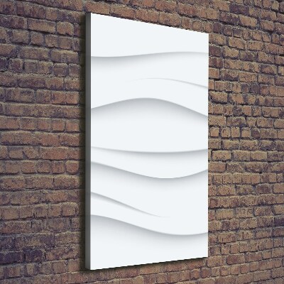 Quadro foto su tela verticale Onde astratte