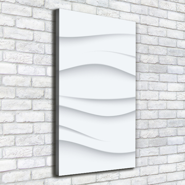 Quadro foto su tela verticale Onde astratte